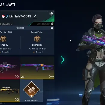 Blood Strike Accounts Starter ASIA|starter|1 eternal:M4A1-Blight's Embrace|2 legendary:Kala,Vss|extrem token 5|EoT
