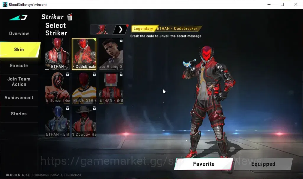 Blood Strike Accounts ASIA|Ultra Melee TalonKnife-Sanctum,Striker Lucian image 6