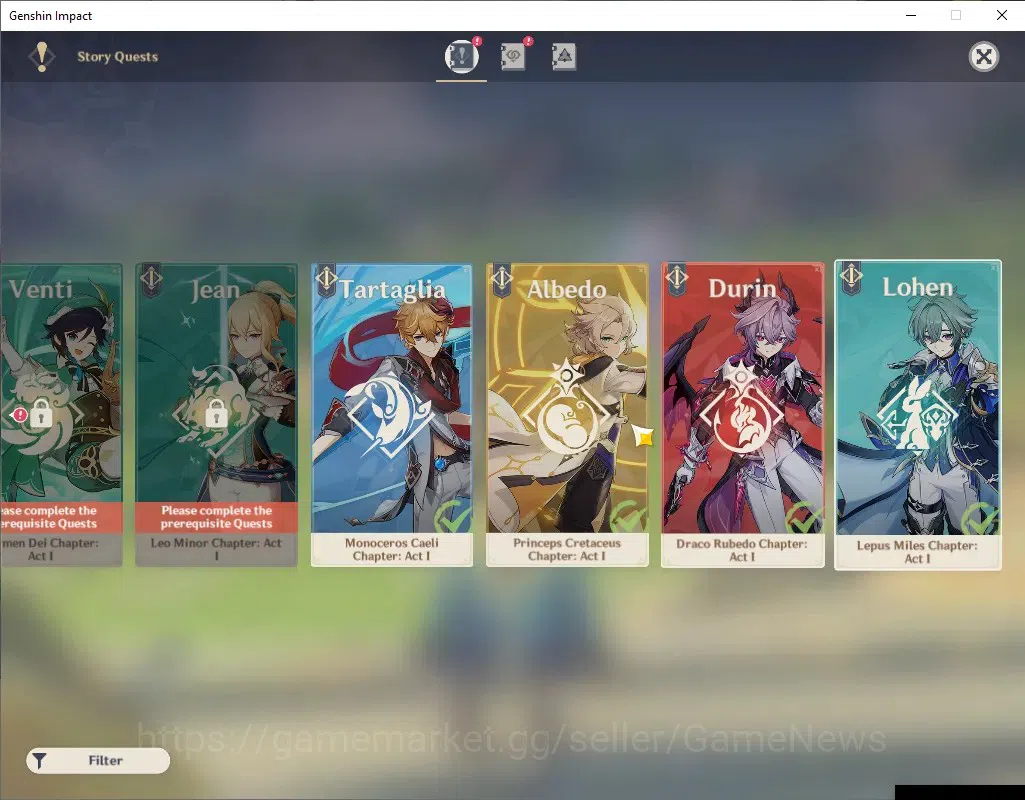 Genshin Impact Accounts ASIA|AR 55|4 Limited + 3 (*5 Weapon)| Durin + Sign image 20