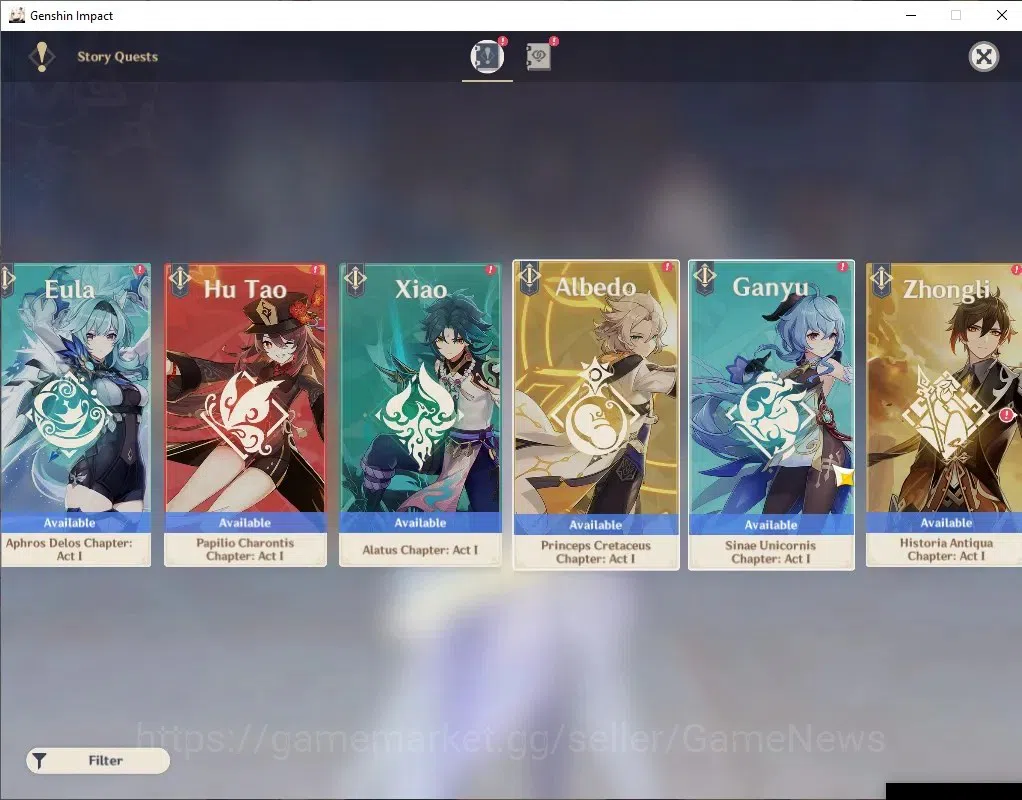 Genshin Impact Accounts Asia|AR 43|2 Limited+2(*5Weapon)|Skirk,Escoffier|M image 10