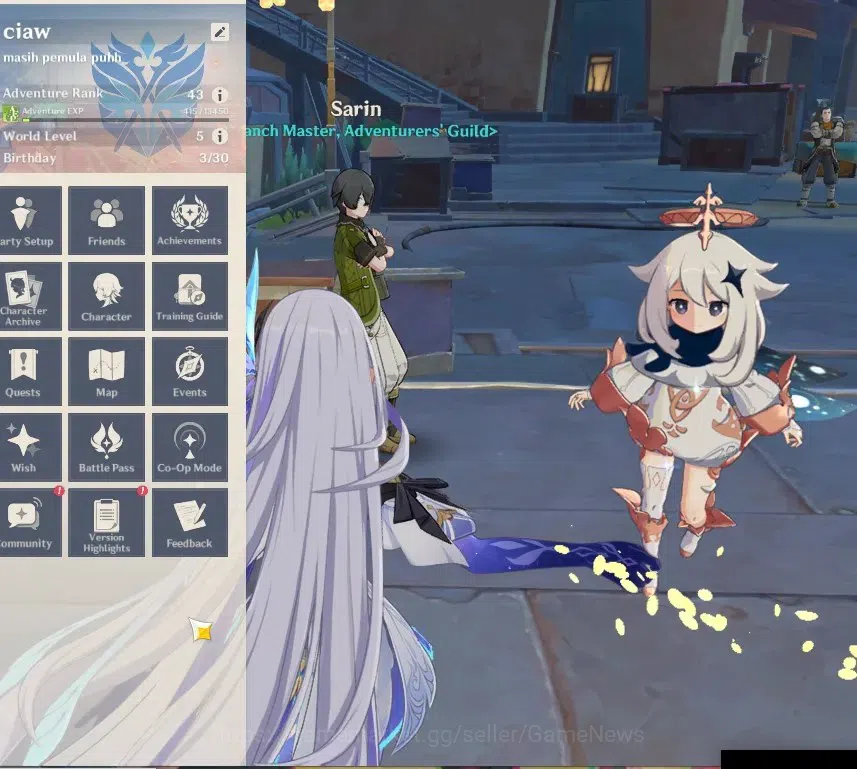 Genshin Impact Accounts Asia|AR 43|2 Limited+2(*5Weapon)|Skirk,Escoffier|M image 2