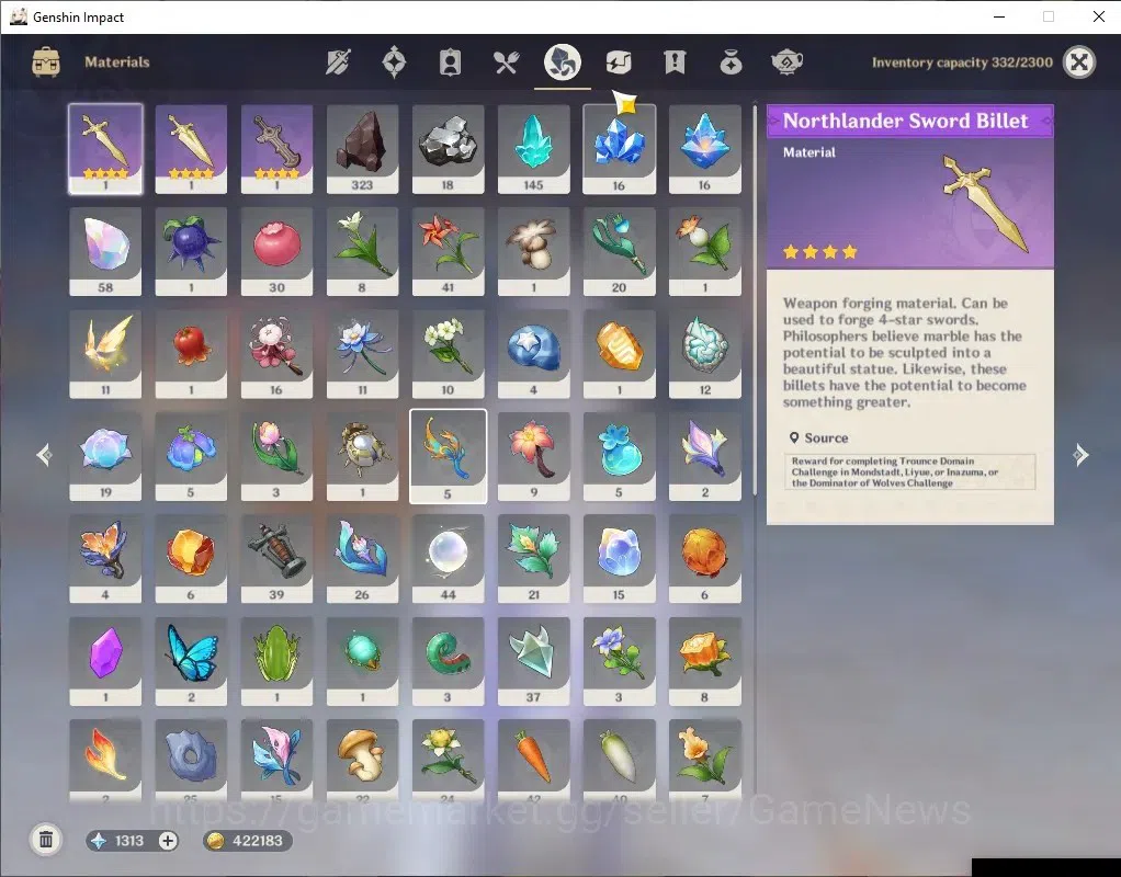 Genshin Impact Accounts Asia|AR 43|2 Limited+2(*5Weapon)|Skirk,Escoffier|M image 4