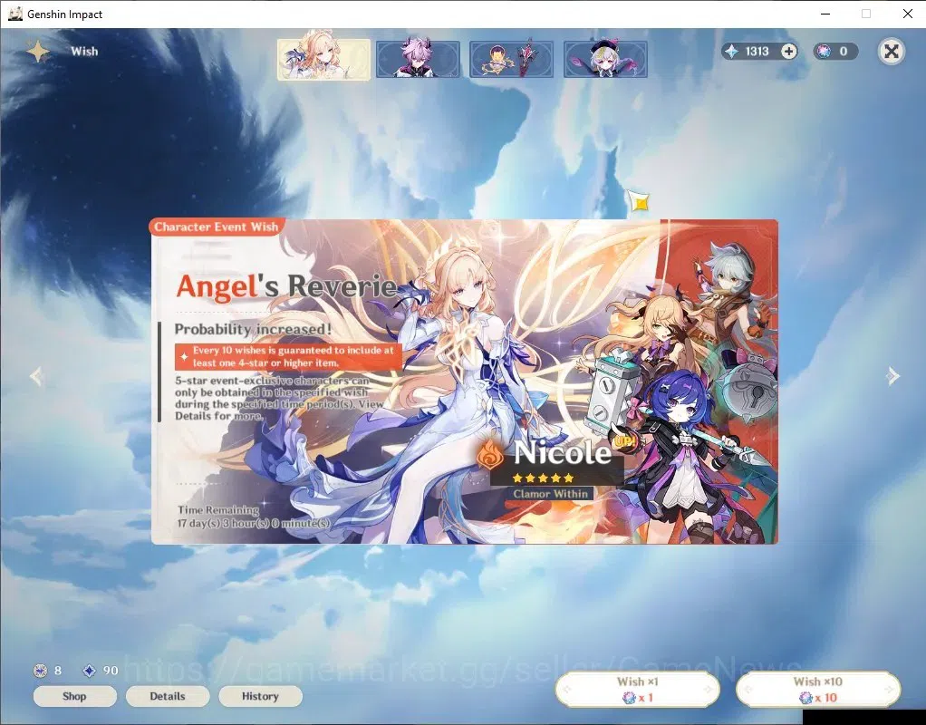 Genshin Impact Accounts Asia|AR 43|2 Limited+2(*5Weapon)|Skirk,Escoffier|M image 7
