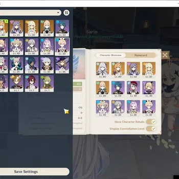 Genshin Impact Mid Game Asia|AR 43|2 Limited+2(*5Weapon)|Skirk,Escoffier|M image 1