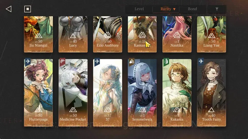 Reverse: 1999 Accounts GLOBAL|Lv41|20*6Crew(6Limit)|[(Lucy,EzioP2,Kassand image 3
