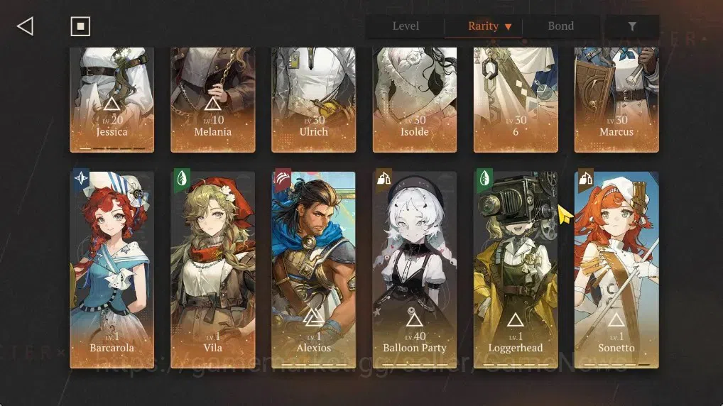 Reverse: 1999 Accounts GLOBAL|Lv41|20*6Crew(6Limit)|[(Lucy,EzioP2,Kassand image 4