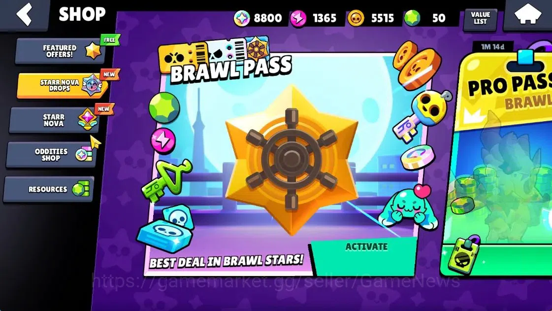 Brawl Stars Accounts 1016 Trophy | 8800 Bling 5515 Coins | 13 Brawlers  image 7