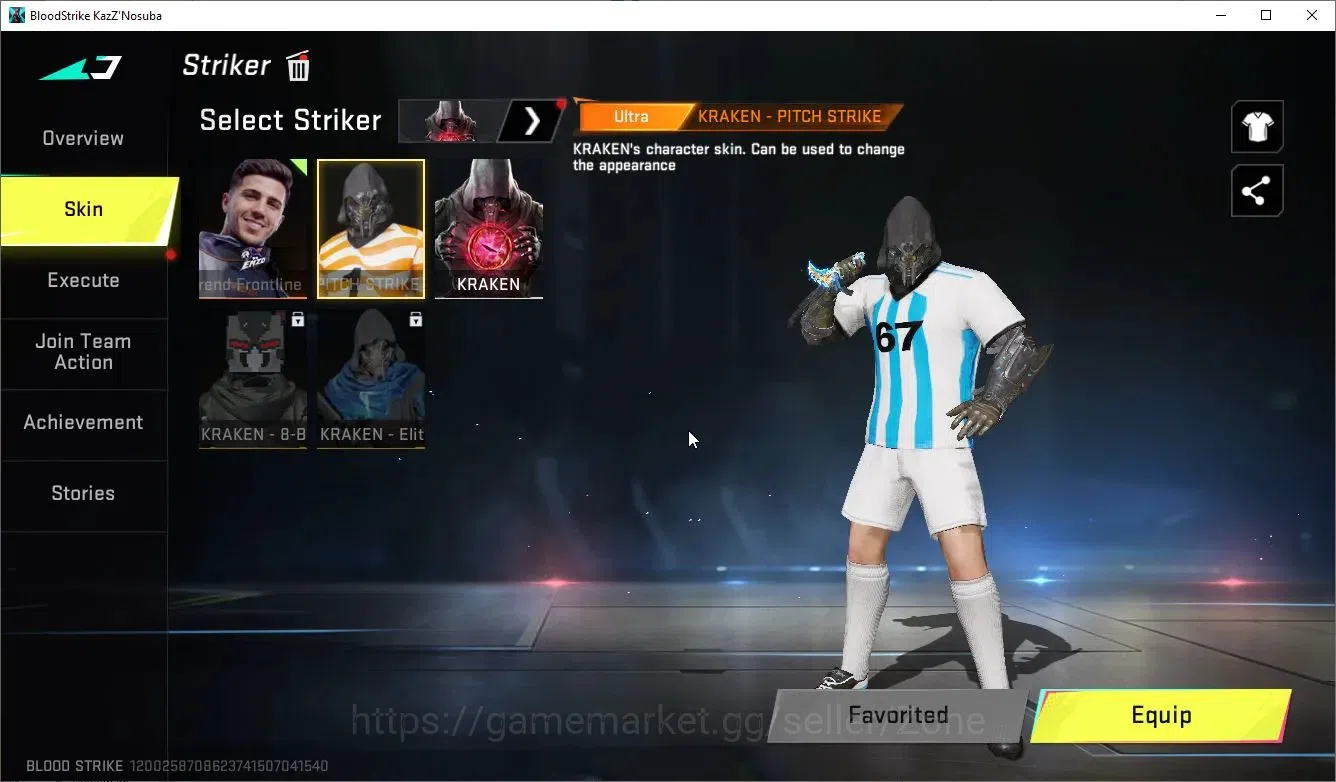 Blood Strike Accounts Collab Skin ASIA|3 ETERNAL[Bizon Lv2,AUG,DEagle]|2 ULTRA Melee[Talon Knife,Lightblade]|8 ULTRA|3 10