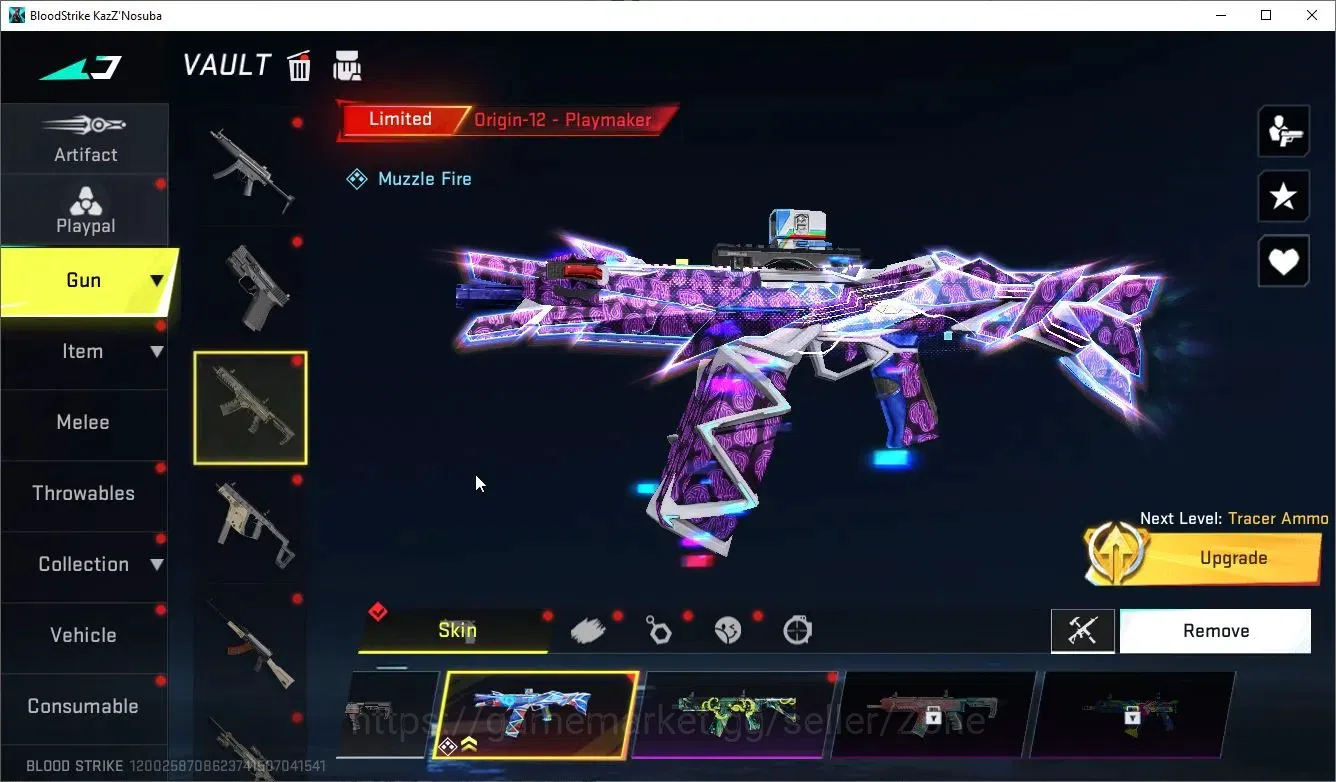 Blood Strike Accounts Collab Skin ASIA|3 ETERNAL[Bizon Lv2,AUG,DEagle]|2 ULTRA Melee[Talon Knife,Lightblade]|8 ULTRA|3 19