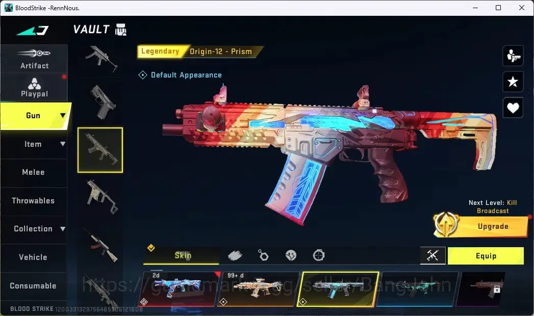 Blood Strike Accounts ASIA | 1 EVO: FAL-Evolved Draco|1 Eternal AUG-EMPY image 4