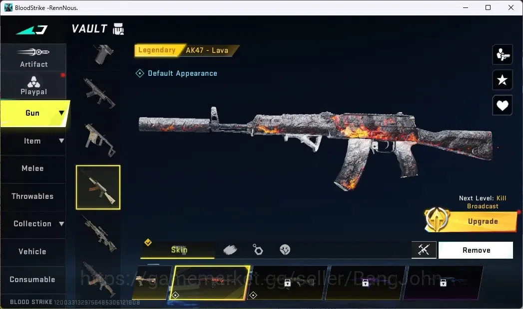 Blood Strike Accounts ASIA | 1 EVO: FAL-Evolved Draco|1 Eternal AUG-EMPY image 6