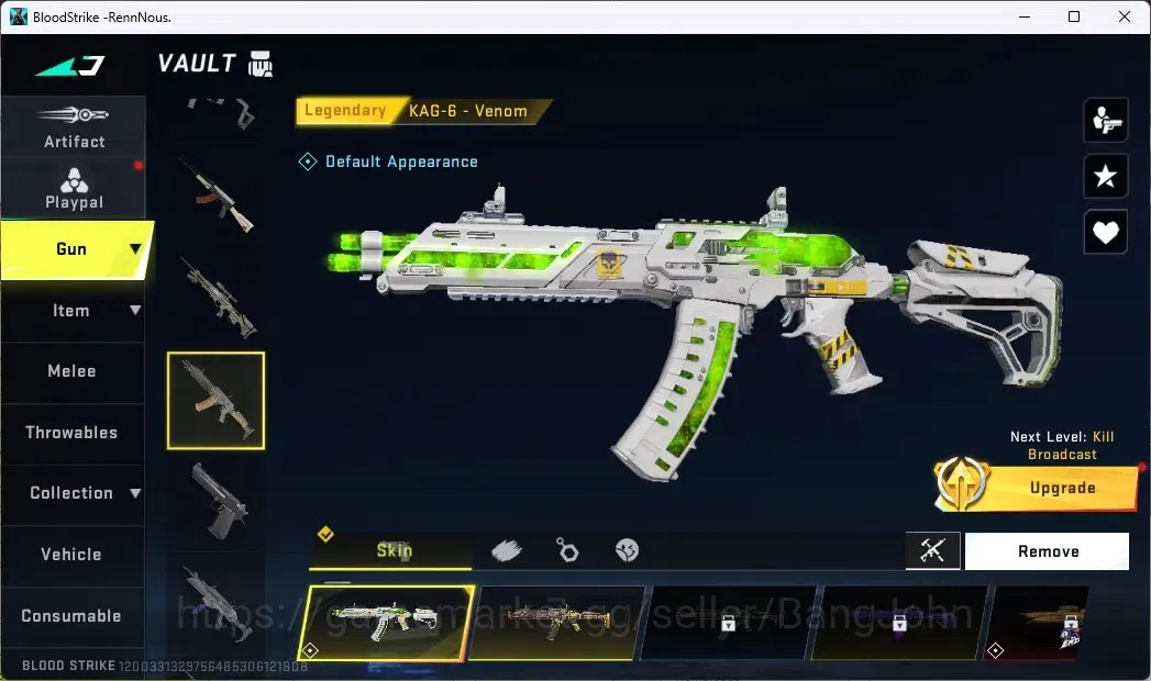 Blood Strike Accounts ASIA | 1 EVO: FAL-Evolved Draco|1 Eternal AUG-EMPY image 8