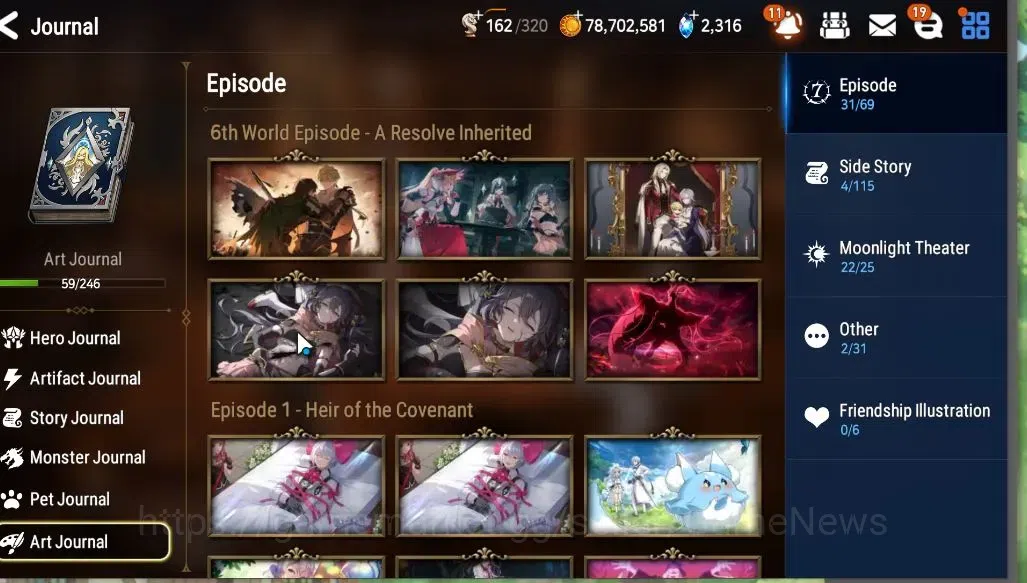 Epic Seven Accounts Mid-Tier GLOBAL Unverif|NewEra|11 ML(LOT Scales,BARunka,Eilynav,Etc)+Rinak(291 SPD),Setsuka,AS 13
