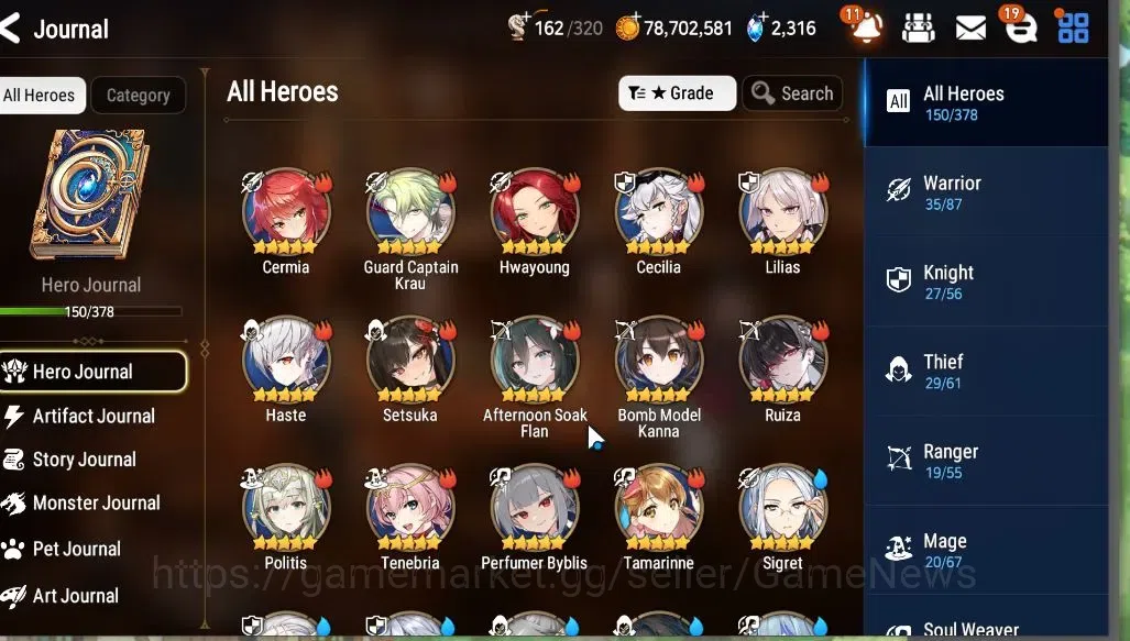 Epic Seven Accounts Mid-Tier GLOBAL Unverif|NewEra|11 ML(LOT Scales,BARunka,Eilynav,Etc)+Rinak(291 SPD),Setsuka,AS 5