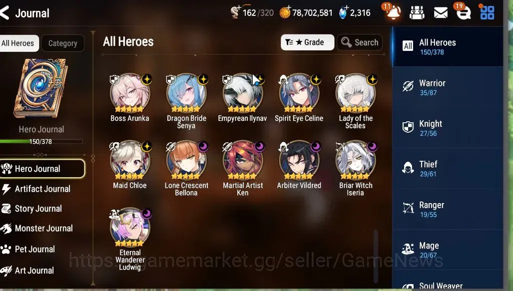 Epic Seven Accounts Mid-Tier GLOBAL Unverif|NewEra|11 ML(LOT Scales,BARunka,Eilynav,Etc)+Rinak(291 SPD),Setsuka,AS 8