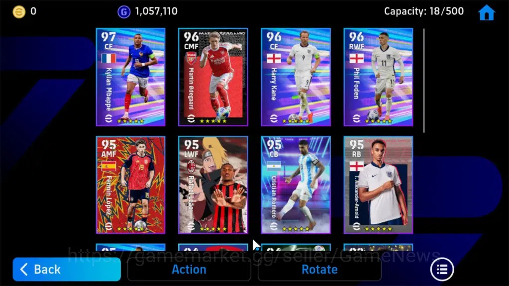eFootball Accounts Legends & Iconic Players Android|BigTime Mohamed Salah,Epic Ronald Koeman,Bebeto,Seigo 10