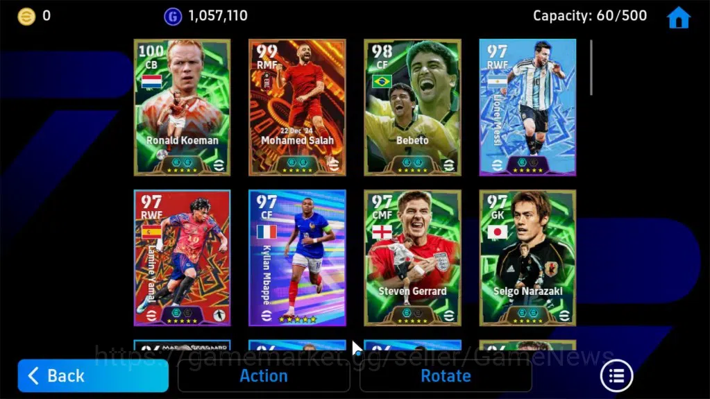 eFootball Accounts Legends & Iconic Players Android|BigTime Mohamed Salah,Epic Ronald Koeman,Bebeto,Seigo 4