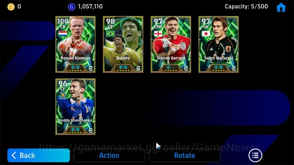 eFootball Accounts Legends & Iconic Players Android|BigTime Mohamed Salah,Epic Ronald Koeman,Bebeto,Seigo 8