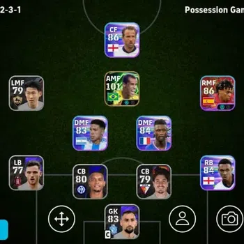 eFootball Legends & Iconic Players Mobile | PW 2501 | Epic Rivaldo | Showtime Lionel  image 1