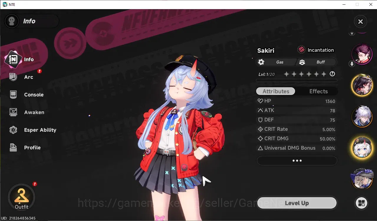 Neverness to Everness Accounts GLOBAL Europe|HL 3|4 S-Class [Hotori,Baicang,Daffo image 5