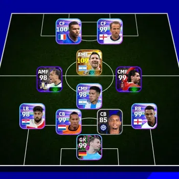 eFootball Accounts Meta Player Mobile|PW 2992|Bigtime Messi|Epic Reus|POTW Szoboszlai,Xavi Simons,Joao Pedro,Arda Guller,Kai