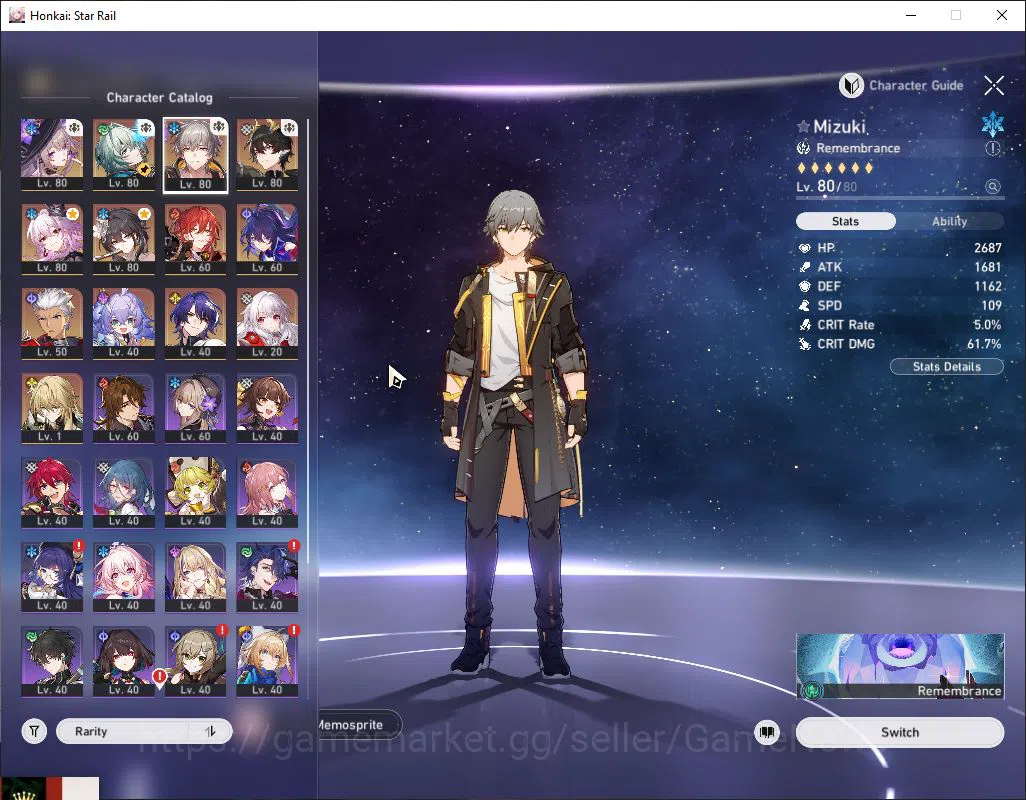 Honkai Star Rail Accounts Asia|TL 68|7 Limited|Evernight+Sign,Anaxa,TheHerta image 2