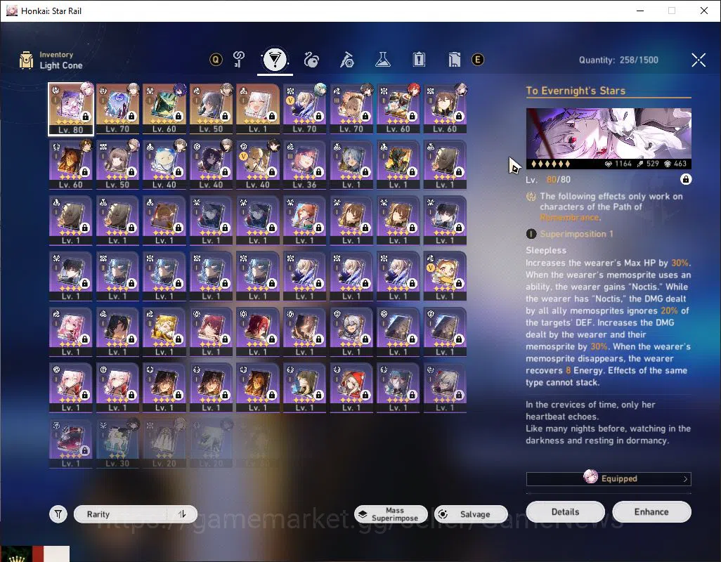 Honkai Star Rail Accounts Asia|TL 68|7 Limited|Evernight+Sign,Anaxa,TheHerta image 7