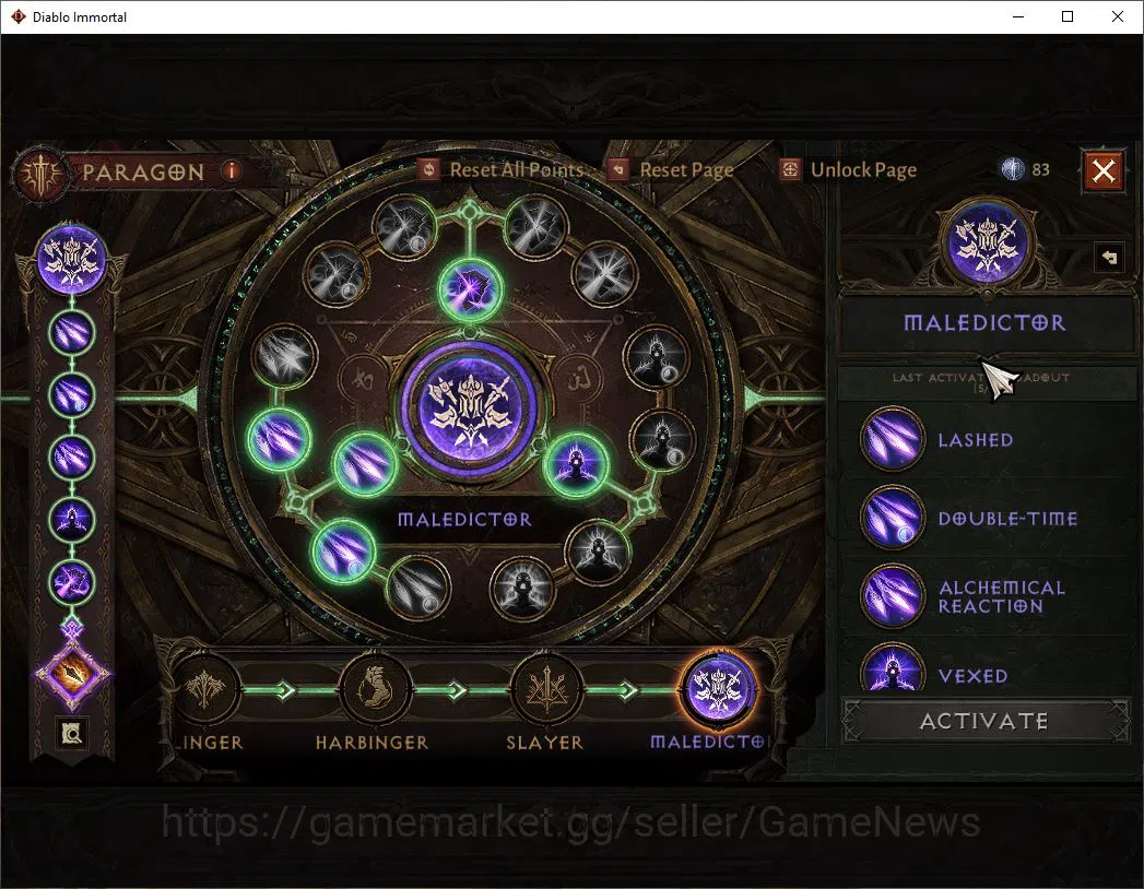 Diablo Immortal Accounts NA-High Heaven|Lv60(363)Demon Hunter |30K CR|Reso  image 9