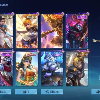 Mobile Legends: Bang Bang Accounts Collector Hero130|Skin237|Create Kadita|LunarFest Sun|SABER