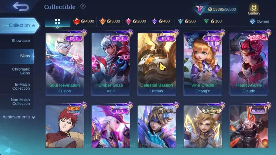 Mobile Legends: Bang Bang Accounts Hero 126|Skin 247|High Glory 65|Recall Fire Crown| image 10