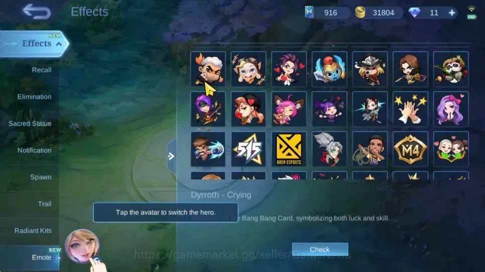 Mobile Legends: Bang Bang Accounts Hero 126|Skin 247|High Glory 65|Recall Fire Crown| image 20