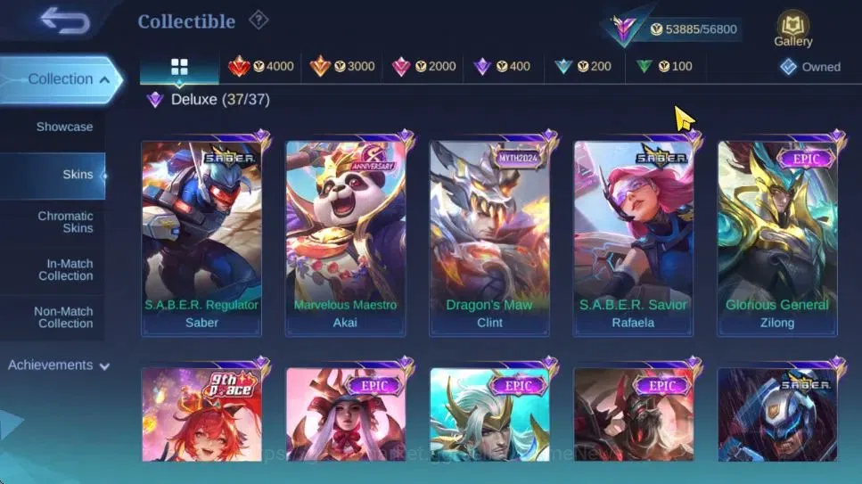 Mobile Legends: Bang Bang Accounts Hero 126|Skin 247|High Glory 65|Recall Fire Crown| image 7