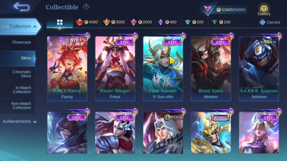 Mobile Legends: Bang Bang Accounts Hero 126|Skin 247|High Glory 65|Recall Fire Crown| image 8