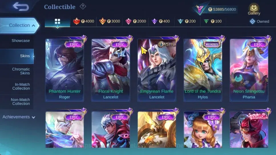 Mobile Legends: Bang Bang Accounts Hero 126|Skin 247|High Glory 65|Recall Fire Crown| image 9