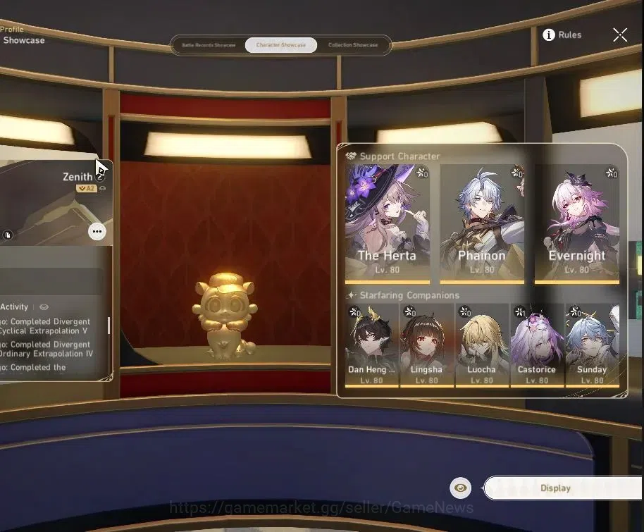 Honkai Star Rail Accounts Asia|TL 70|11 Limited|[Castorice E1,Evermight,Phai image 2