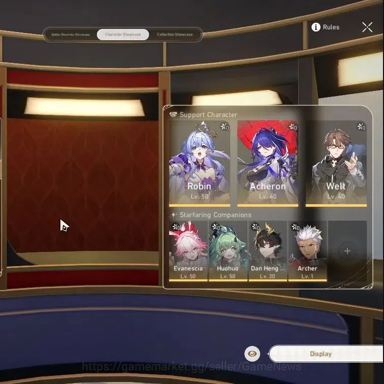 Honkai Star Rail Accounts ASIA |TL 35|1K SJ|6 Limited|Evanescia, Acheron, Ro image 2