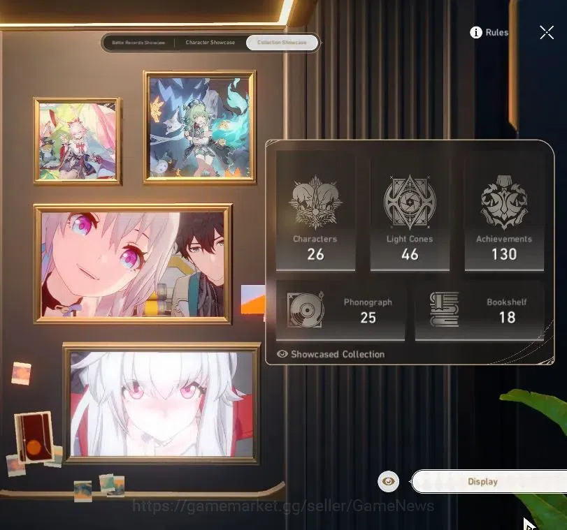 Honkai Star Rail Accounts ASIA |TL 35|1K SJ|6 Limited|Evanescia, Acheron, Ro image 3