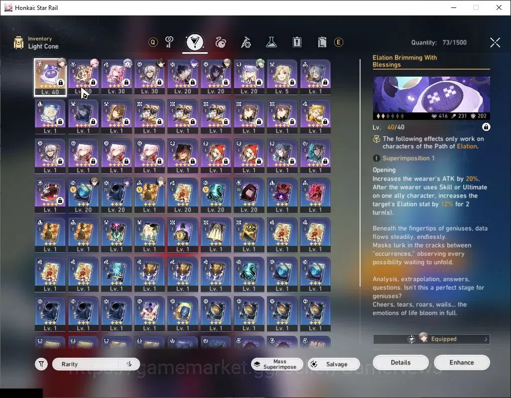 Honkai Star Rail Accounts ASIA |TL 35|1K SJ|6 Limited|Evanescia, Acheron, Ro image 5