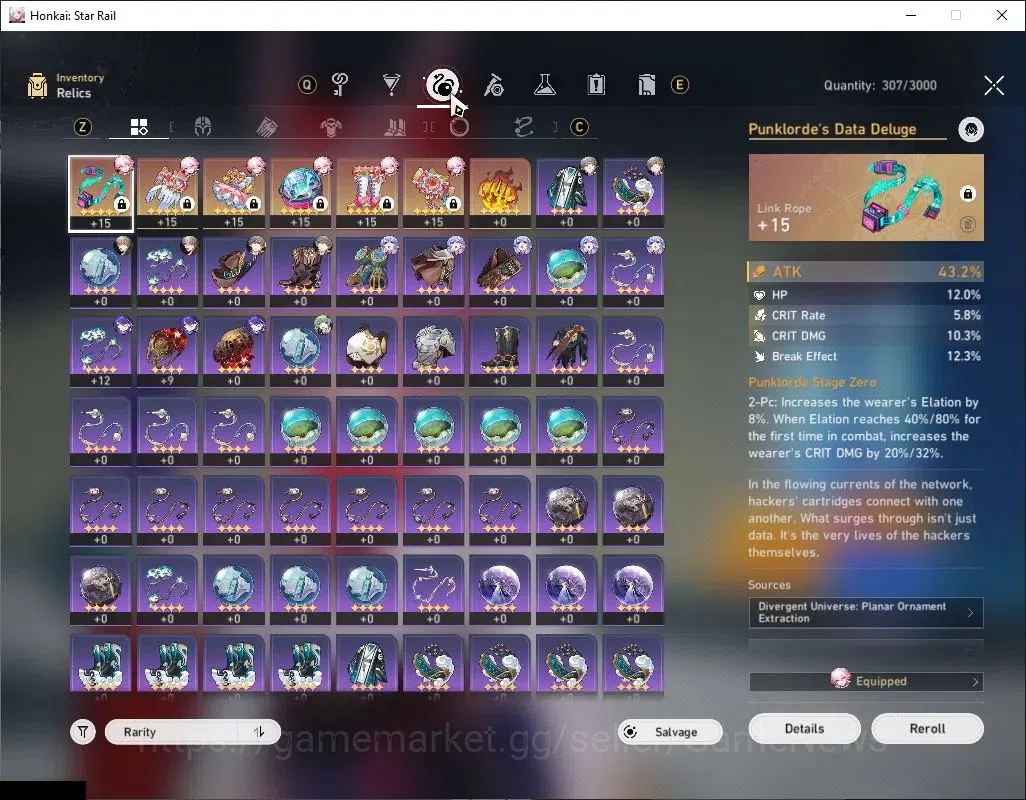 Honkai Star Rail Accounts ASIA |TL 35|1K SJ|6 Limited|Evanescia, Acheron, Ro image 7