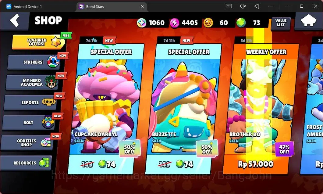Brawl Stars Accounts Global|571 Thropy|14 Brawler|2 Max Hypercharge(She image 4