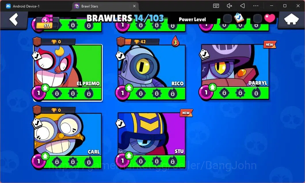 Brawl Stars Accounts Global|571 Thropy|14 Brawler|2 Max Hypercharge(She image 7