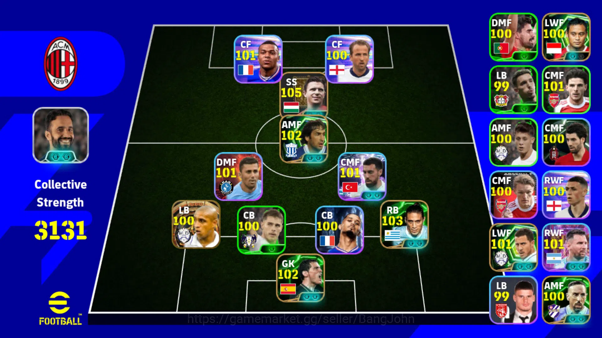 eFootball Accounts Android Power 3131 | Ference Puskas Epic DB | Iker image 1