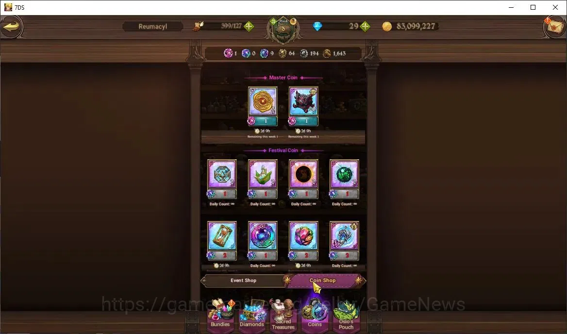 The Seven Deadly Sins: Grand Cross Accounts Global|1,7M CC|31 LS|1 LR+6 UR|Elizabeth,Nemesis M image 12