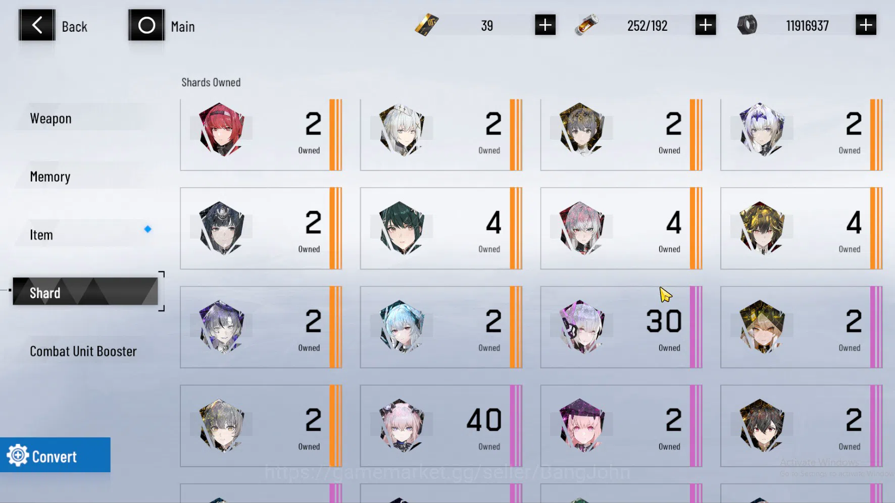 Punishing: Gray Raven Accounts Dante Sign (SSS) | Nanami | Ishmael | Crimson Wave image 18