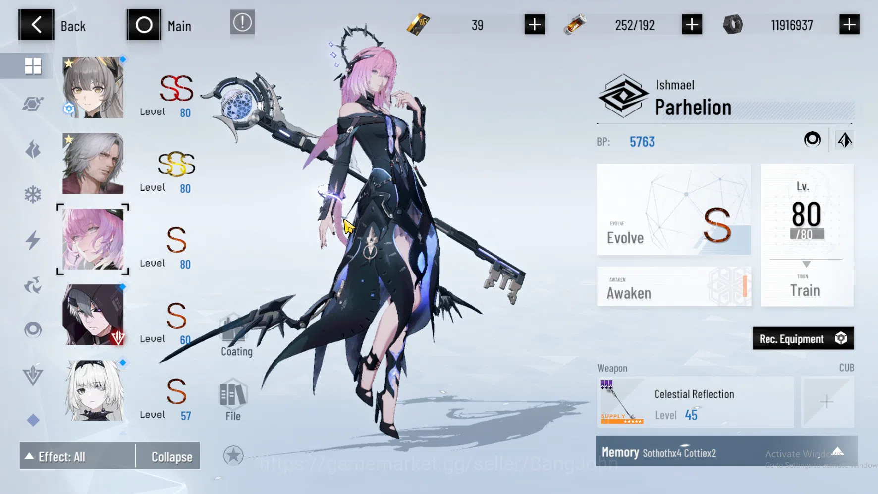 Punishing: Gray Raven Accounts Dante Sign (SSS) | Nanami | Ishmael | Crimson Wave image 4