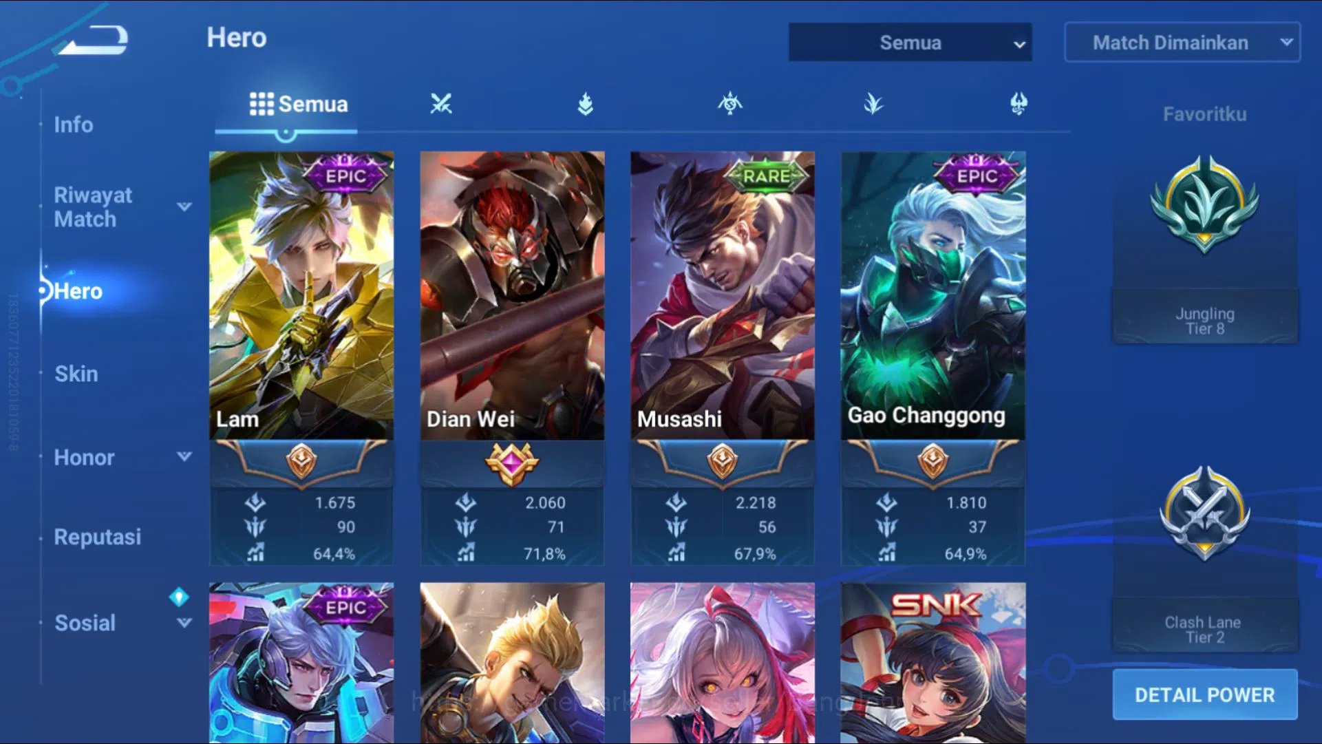 Honor of Kings Accounts [GLOBAL] 72 Heroes & 77 Skins | Lyn Da Qiao, Hello image 2