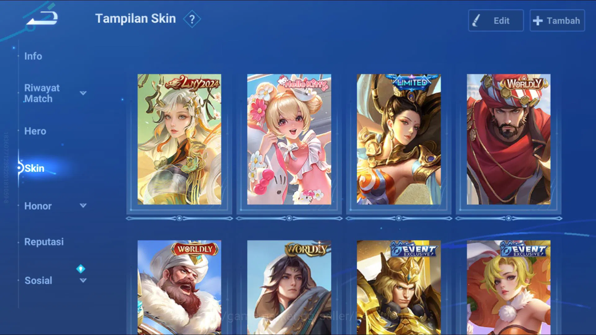Honor of Kings Accounts [GLOBAL] 72 Heroes & 77 Skins | Lyn Da Qiao, Hello image 4