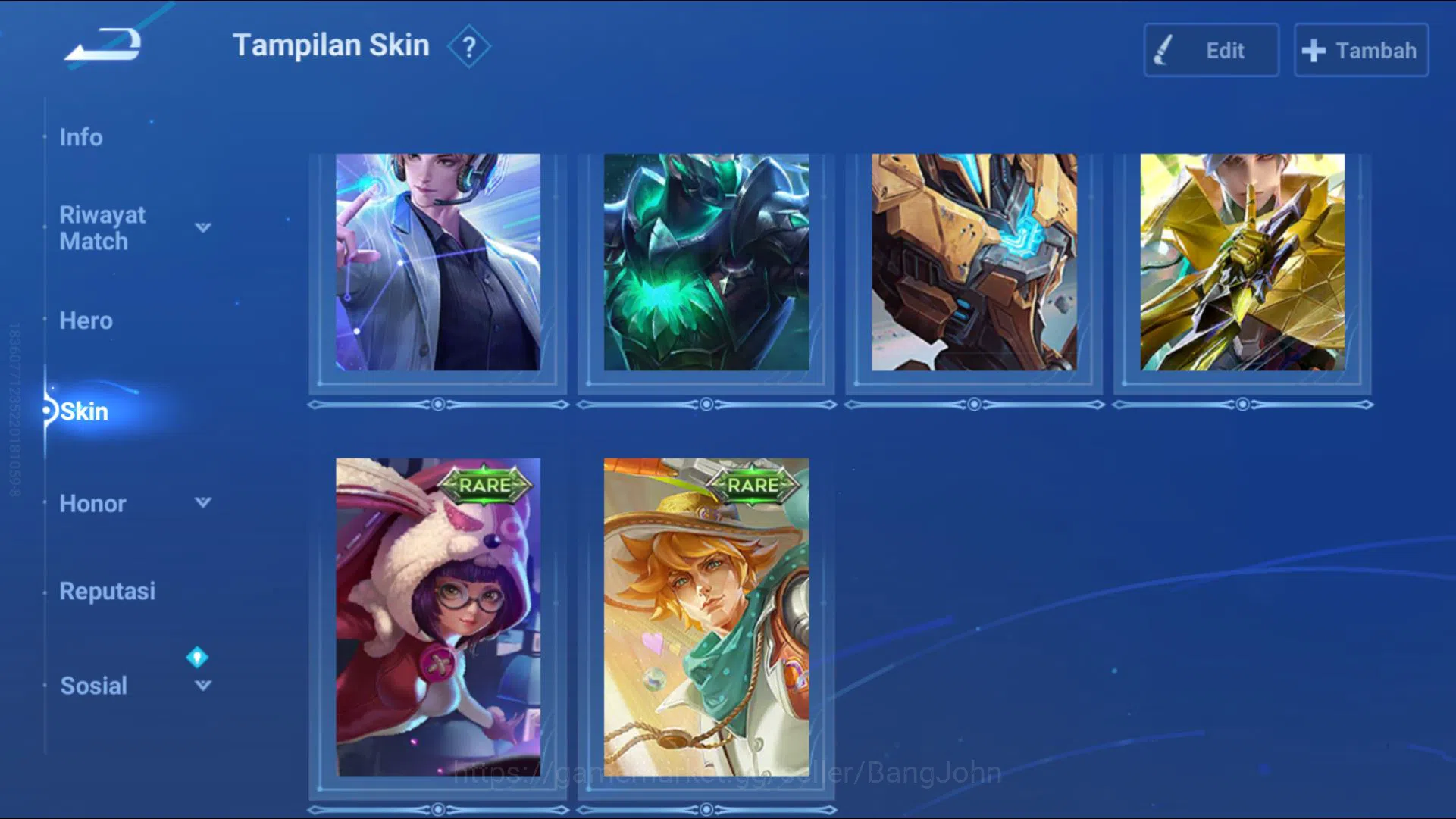 Honor of Kings Accounts [GLOBAL] 72 Heroes & 77 Skins | Lyn Da Qiao, Hello image 7