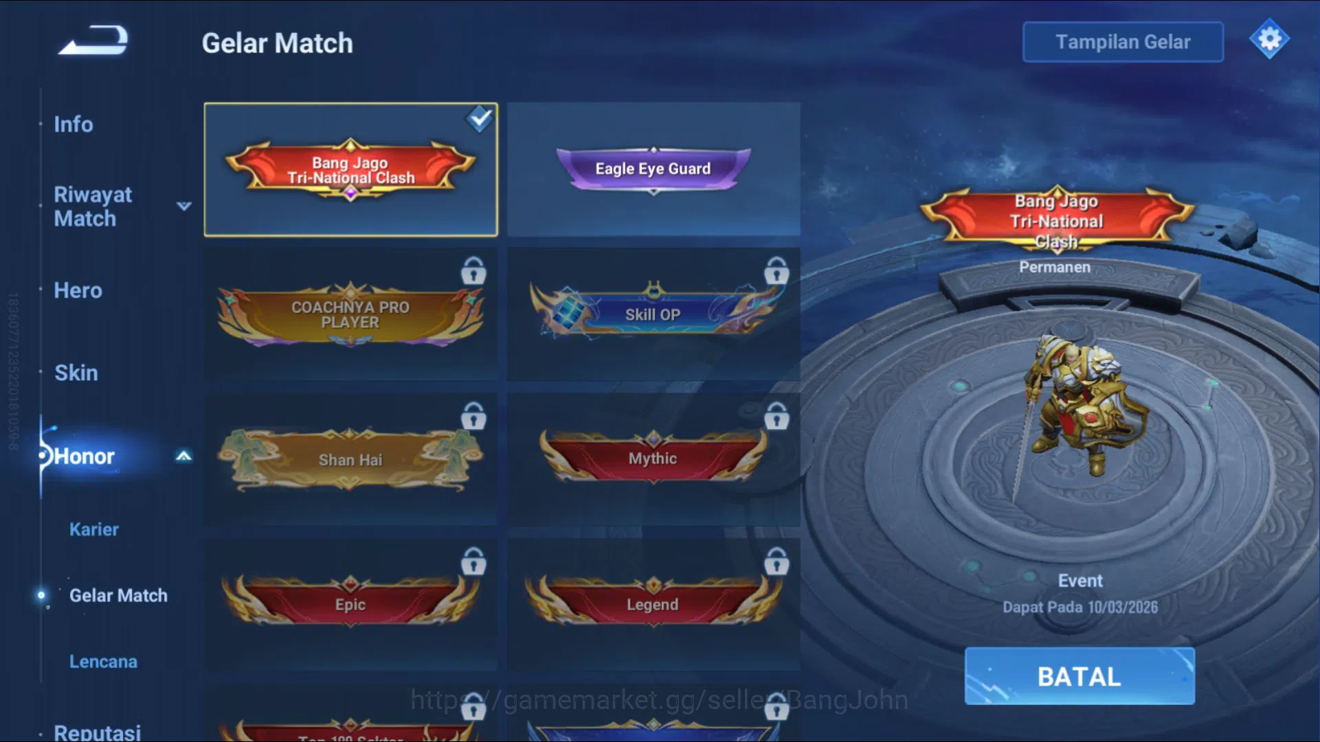 Honor of Kings Accounts [GLOBAL] 72 Heroes & 77 Skins | Lyn Da Qiao, Hello image 9