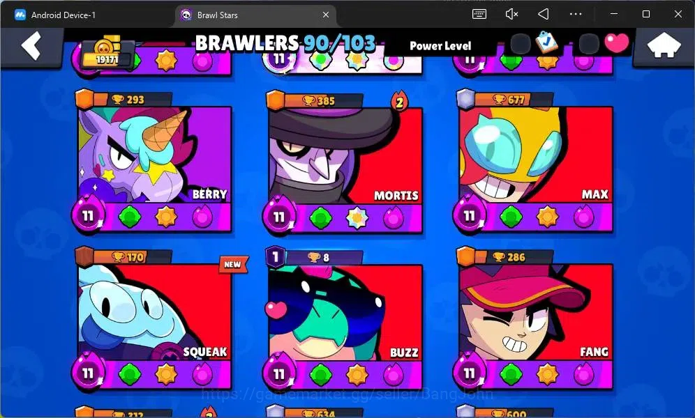 Brawl Stars Accounts Global|19171 Thropy|90 Brawler|22 Max Hypercharge| image 7